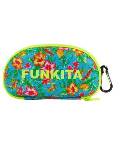 Husa Ochelari Inot Funky Trunks Case Closed GoggleCase Blue Hawaii